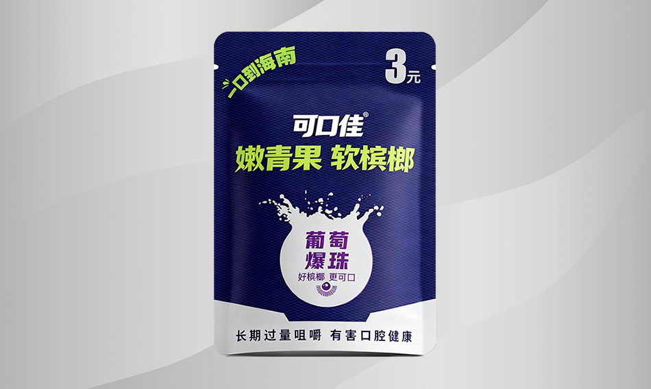 可口佳葡萄爆珠槟榔